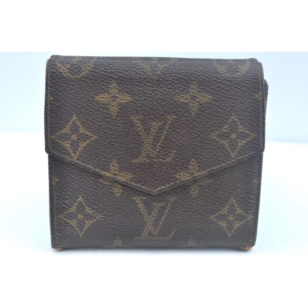 Authentic Louis Vuitton Monogram Porte Monnaie Billets Wallet